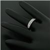 Image 8 : Classic Platinum .80 ctw Channel Set Round Brilliant VS Diamond Wedding Band Rin