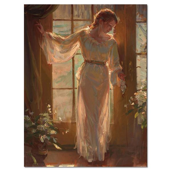 Dan Gerhartz, "Winter Garden" Limited Edition on Canvas, Numbered and Hand Signe