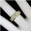 Image 5 : 14K Yellow Gold 0.55 ctw 5 Round Channel Set E VVS Diamond Wedding Band Ring