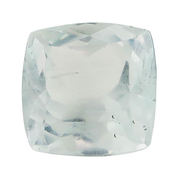 10.02 ct.Natural Square Cushion Cut Aquamarine