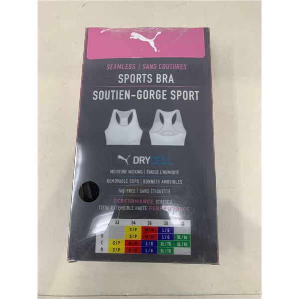 Puma Ladies Seamless Sports Bra Size S/PÂ 