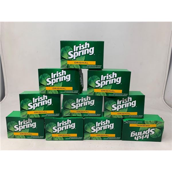 Irish Spring Original Deodorant Soap (113g) Lot of 10