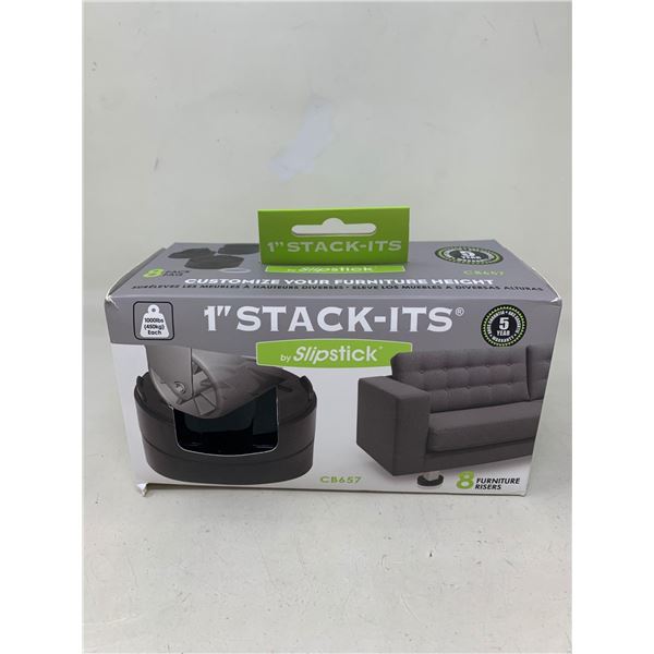 Slipstick 1inch Stack-Its 8 Furniture RisersÂ 