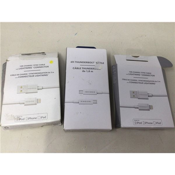 Lot of Assorted Insignia Cables