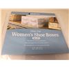 Image 2 : Whitmor Clear Vue Womens Shoe Boxes (set of 4)