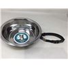 Image 1 : Stainless Steel Dog Bowl and Carhartt Collar