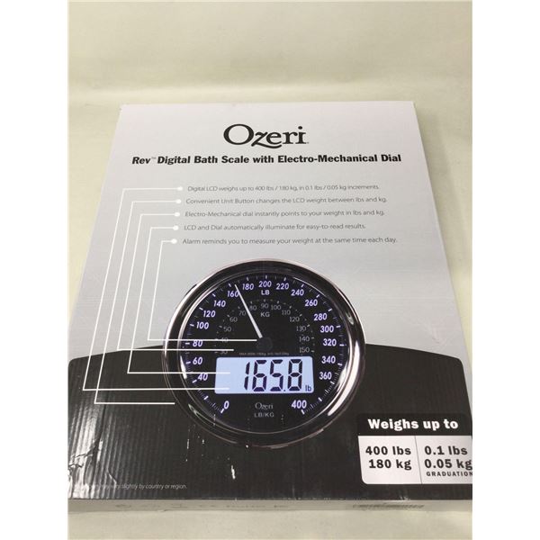 Ozeri Digital Scale with Electro-Mechanical Dial