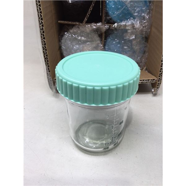 8pk Glass Food Jars (6oz)