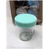 Image 1 : 8pk Glass Food Jars (6oz)
