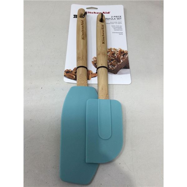 KitchenAidÂ 2 Pc Silicone Spatula Set