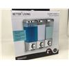 Image 1 : Better Living Clear Choice 3 Shower Dispenser