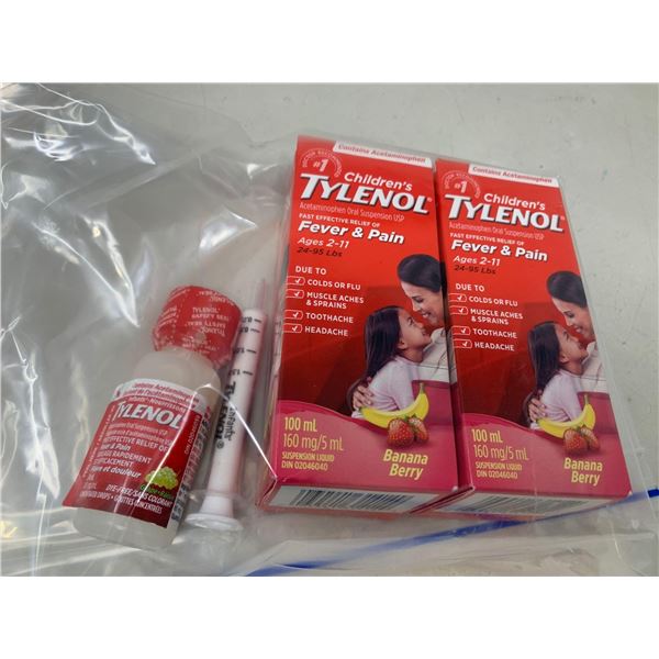 Lot of Childrens Tylenol