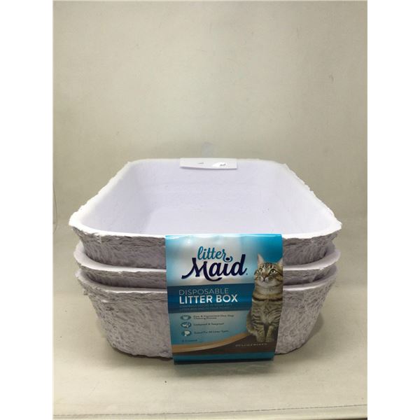 LitterMaid disposable Litter Box 3pk