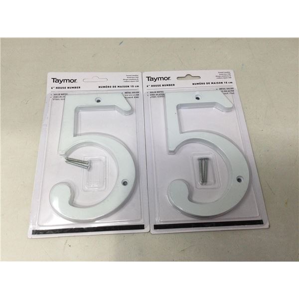 TaymorÂ House Numbers-Solid Metal