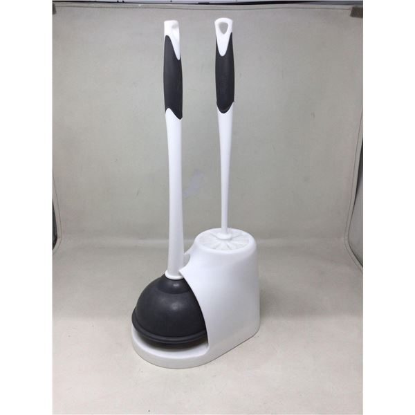 Clorox Plunger and Bowl Cleaning Brush