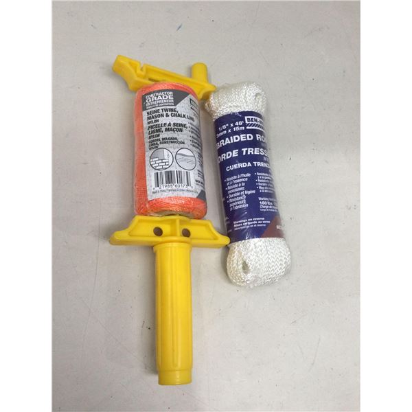 Ben-Mor Braided Nylon Rope 1/8in x 48ft and Seine Twine 250ftÂ 