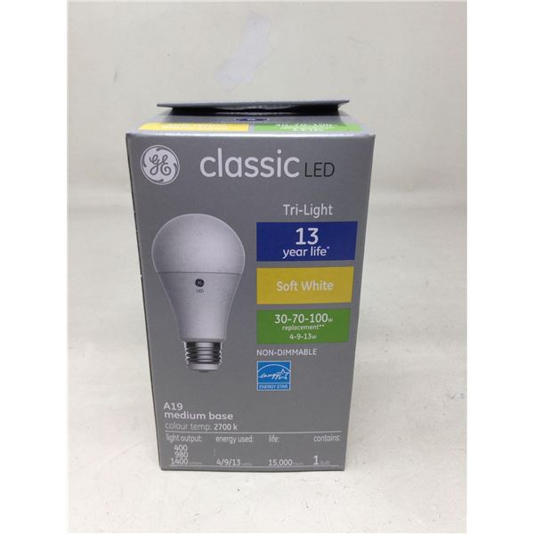 GE Electric Classic LED A19 2700k Color Temp BulbÂ 