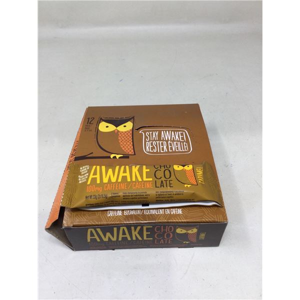 Awake Caffeinated Chocolate Bars (12 x 33g)