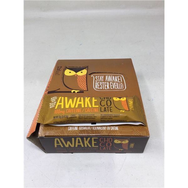 Awake Caffeinated Chocolate Bars (12 x 33g)Â 