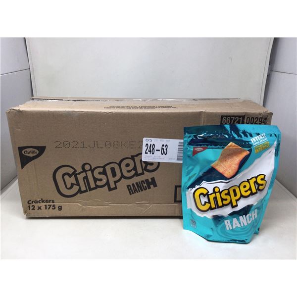 Case of Crispers Ranch Crackers (12 x 175g)Â 