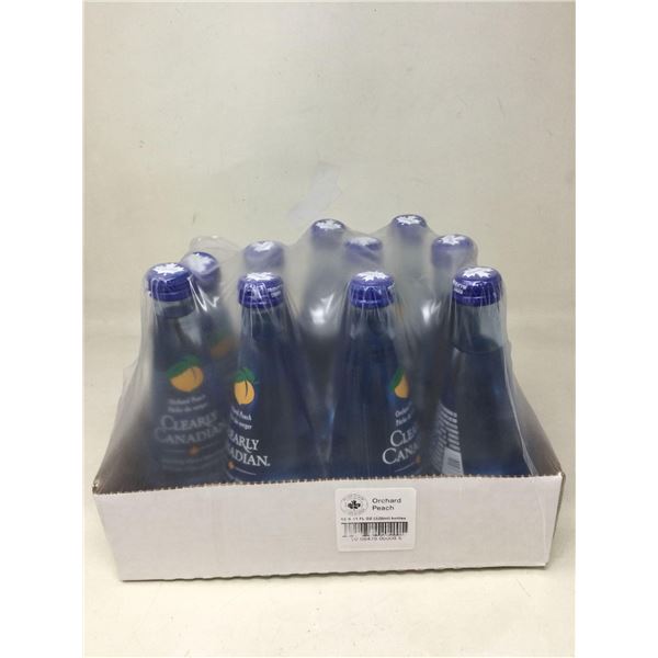 Case of Clearly Canadian Orchard Peach Sparkling Water (10 x 325mL)Â 