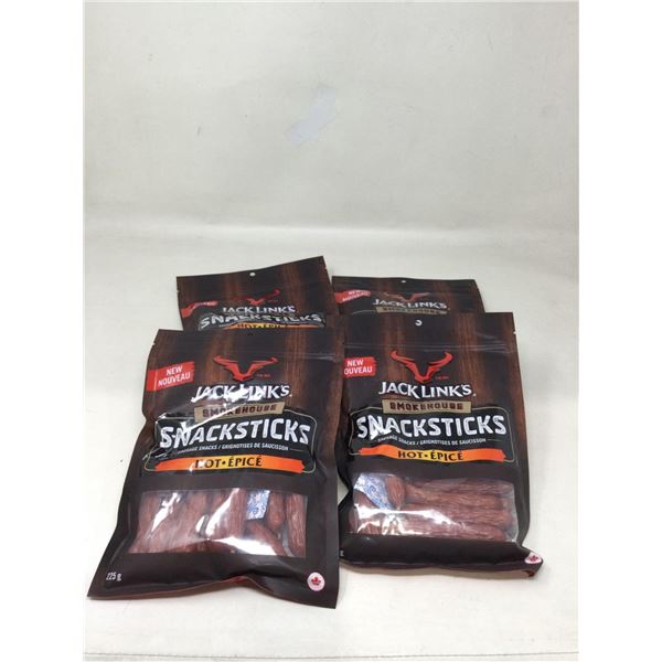 Jack Links Snackstick Hot Sausage Snacks (4 x 225g)