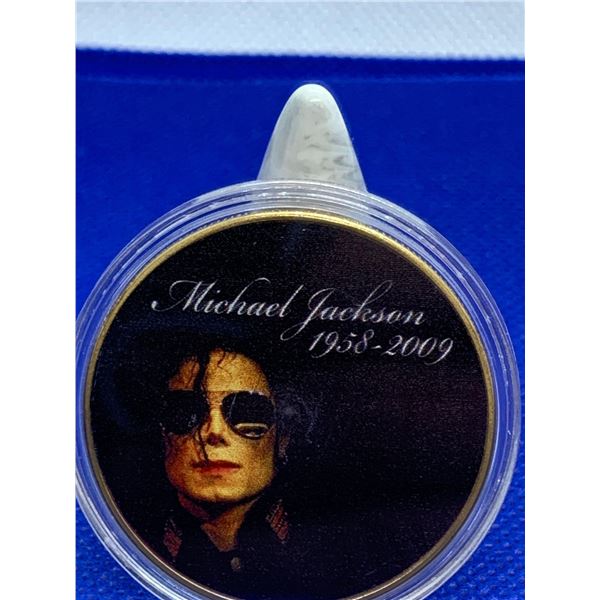NEW Cased Michael Jackson 1958-2009 Commemorative Remembrance Medallion