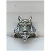 Image 2 : Sterling Silver bikers Skull Ghost Ride Ring - size 9-10