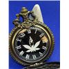 Image 3 : NEW Quartz Cannabis Pocket Watch and Chain Set