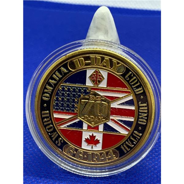 NEW Cased D-DAY Commemorative 6.6.1944 Victory MedallionÂ 