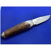 Image 2 : NEW Ruko Antler Handled fixed blade hunting knife with sheath