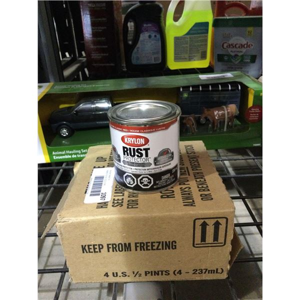 Case of Krylon Gloss Classic Red Enamel (4 x 236mL)