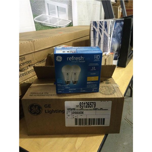 Case of 4 GE A19 5000k 2-Pack BulbsÂ 