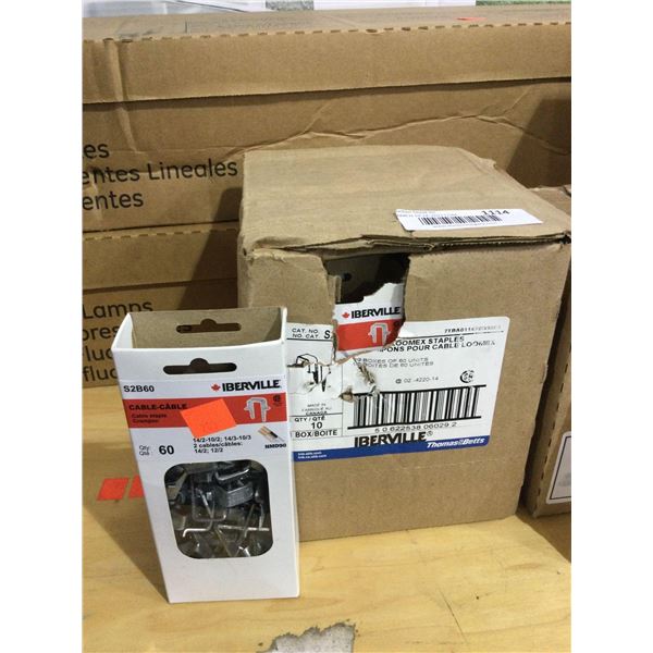 Case of 10 60Â Iberville Cable StaplesÂ 
