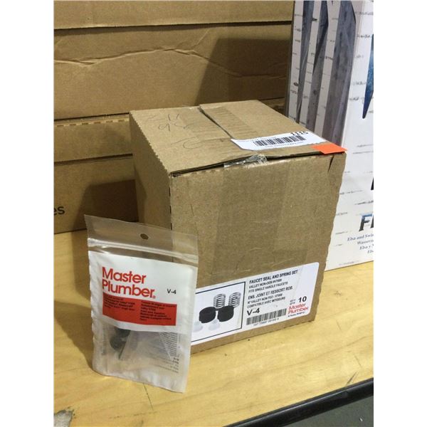 Case of 10 Master Plumber Faucet Seal and Spring SetsÂ 