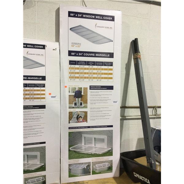 Conquest Steel Inc Window Well Cover (66in x 24in)