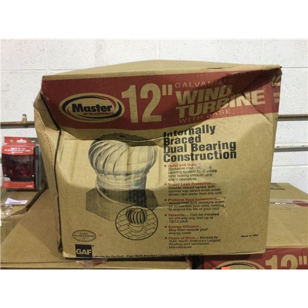 Master Flow 12in Wind Turbine w/ BaseÂ 