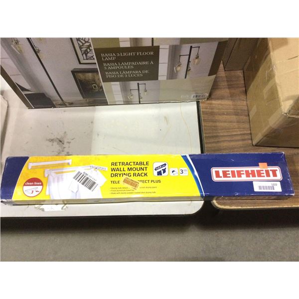 LeifheitÂ Retractable Wall Mount Drying RackÂ 