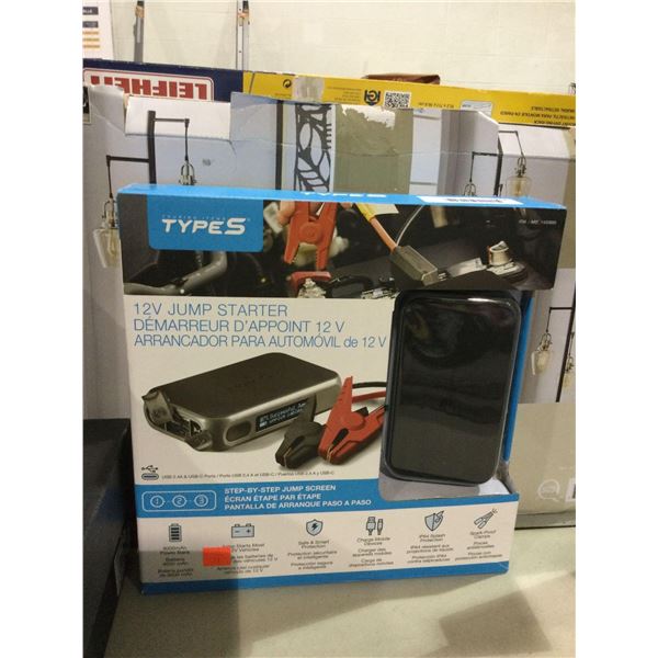 TypeS 12V Jump Starter and Power BankÂ 