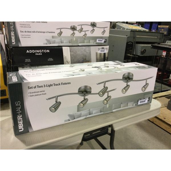 UberHaus Set of Two 3-Light Track Fixtures