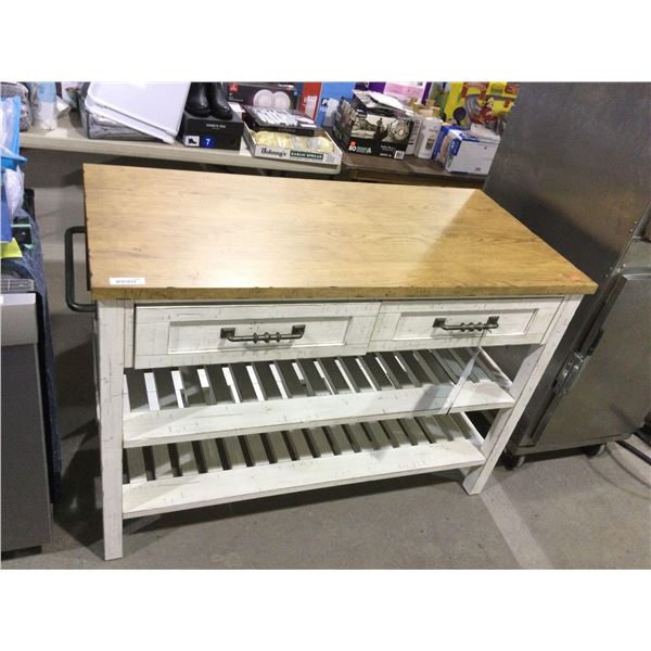 KlaussnerÂ Kitchen Island (26.6in x 36in x 55.7in x 40in)Â 