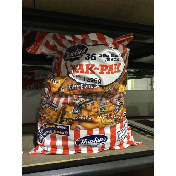 Hawkins Cheezies Snak-Pak (1296g)