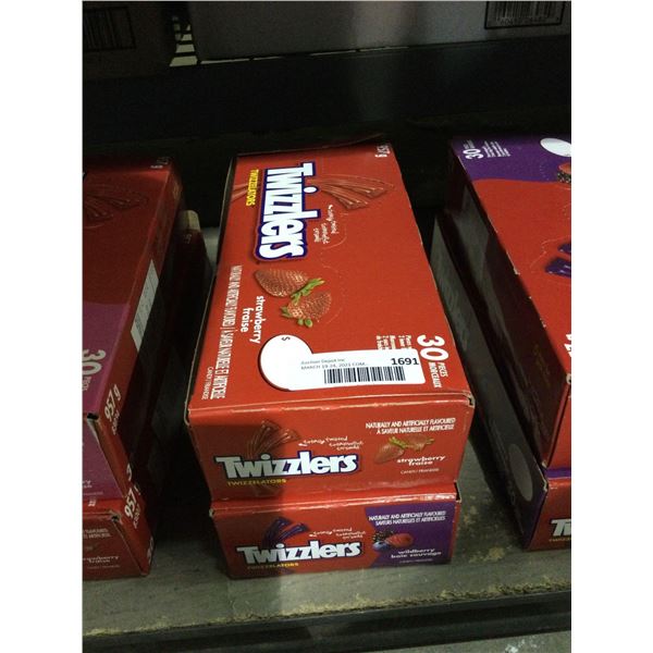 Twizzlers Strawberry Twizzelators Licorice Candy (957g) Lot of 2