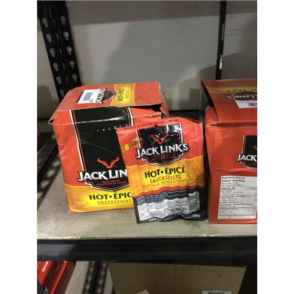 Case of Jack Link Hot Snack Sticks (9 x 150g)Â 