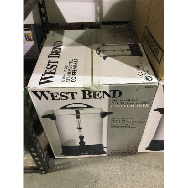 West Bend 10L Stainless Steel CoffeemakerÂ 
