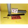 Image 2 : New Boring Bar with (used but verified) Inserts TNMG-332