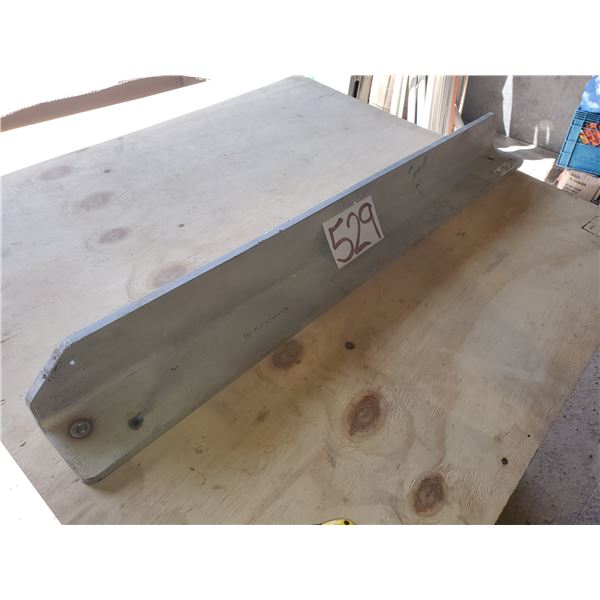 Aluminum plate 90° 43" x 4" x 4"