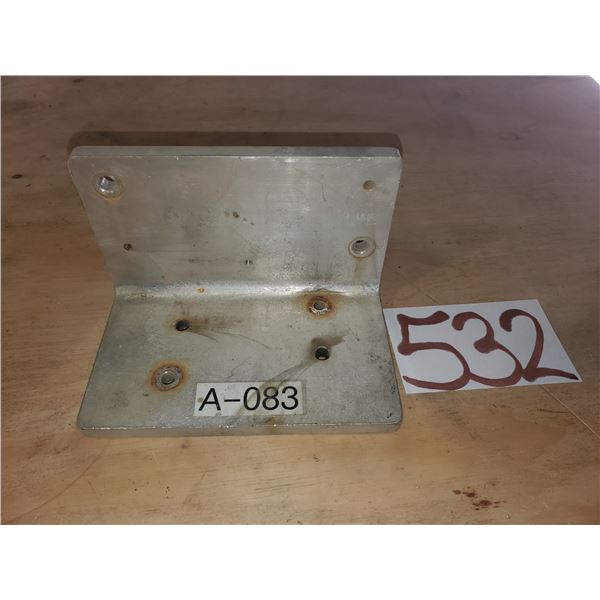 Aluminum plate 90° 8" x 5" x 4,75"