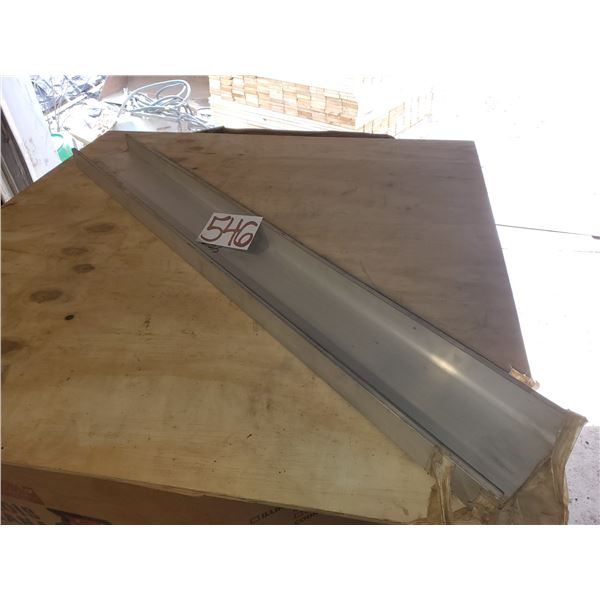 Aluminum U Beam 49" x 6" x 2"