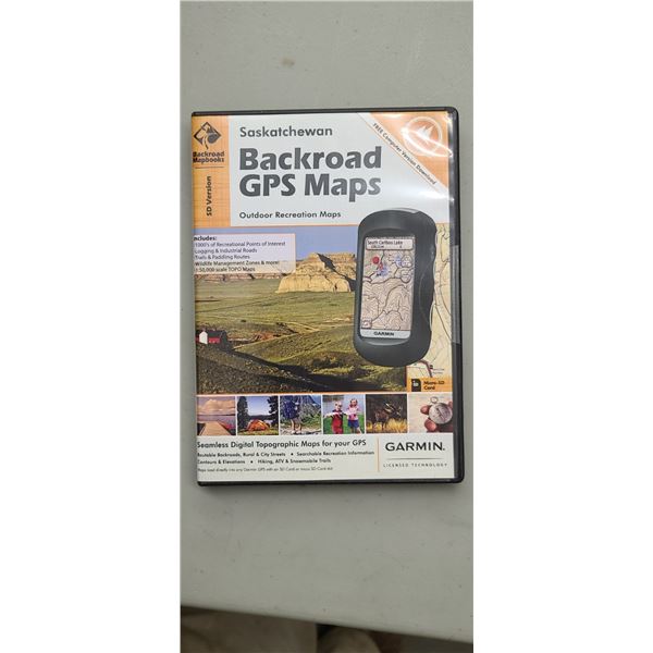 SASKATCHEWAN BACKROAD GPS MAPS. Retail $100